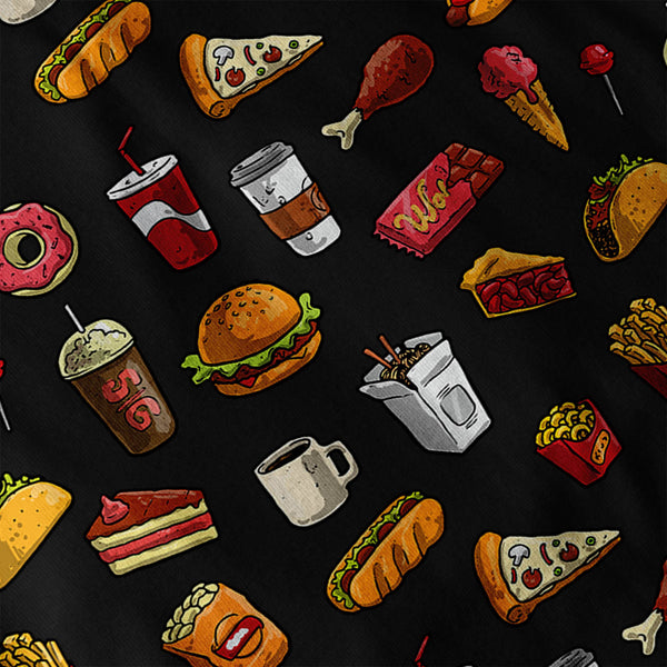 Snack Collection Art Womens Hoodie