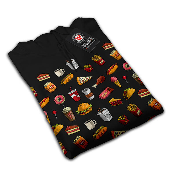 Snack Collection Art Womens Hoodie