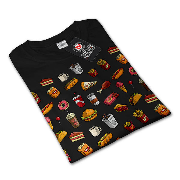 Snack Collection Art Womens Long Sleeve T-Shirt