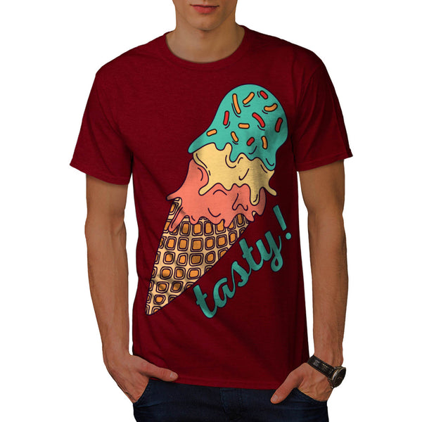 Tasty Ice Cream Fun Mens T-Shirt