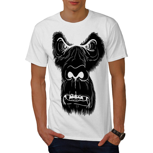 Angry Monkey Face Mens T-Shirt