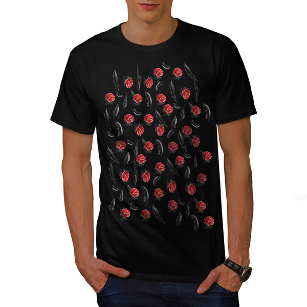 Multiple Rose Art Mens T-Shirt