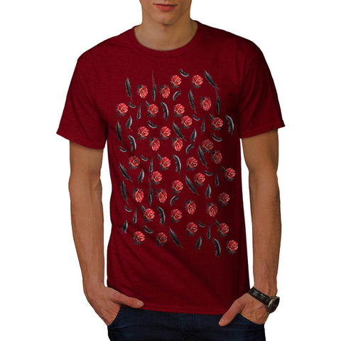 Multiple Rose Art Mens T-Shirt