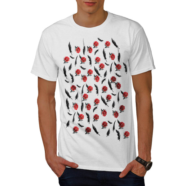 Multiple Rose Art Mens T-Shirt