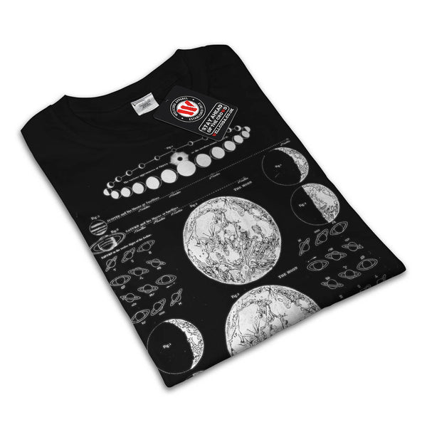 Stages of The Moon Womens T-Shirt