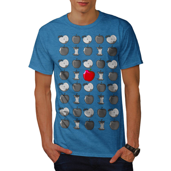 Apple Multiple Bite Mens T-Shirt