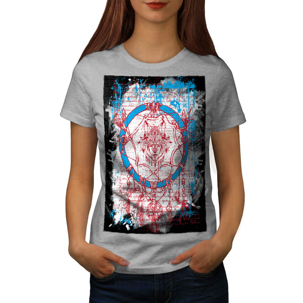 Wolf Dreamcatcher Womens T-Shirt