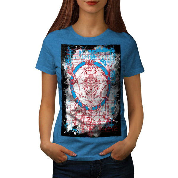 Wolf Dreamcatcher Womens T-Shirt