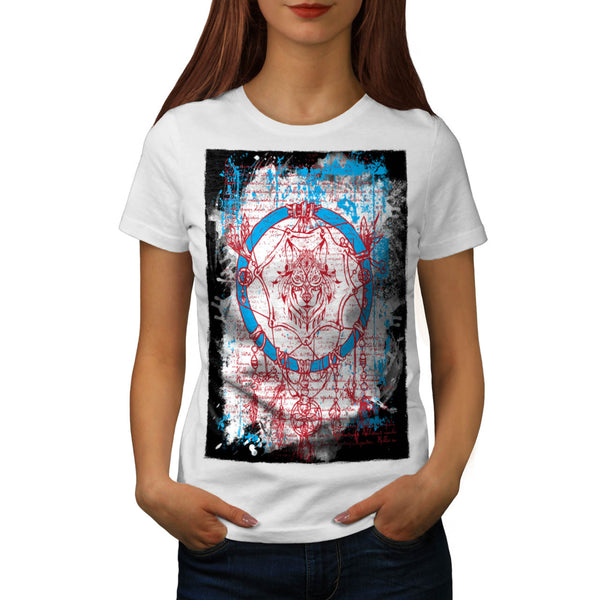 Wolf Dreamcatcher Womens T-Shirt