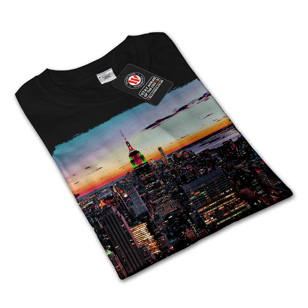 New York City Sky Womens Long Sleeve T-Shirt