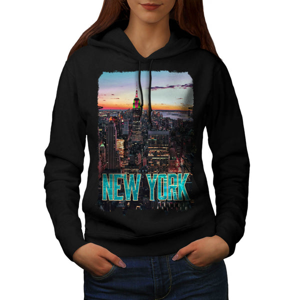 New York City Sky Womens Hoodie