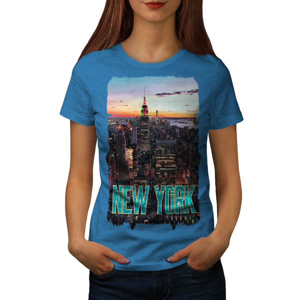 New York City Sky Womens T-Shirt