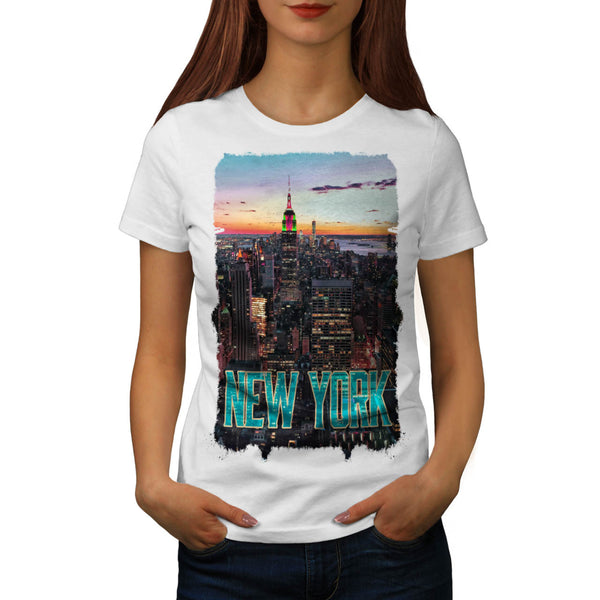 New York City Sky Womens T-Shirt