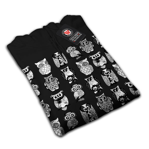 Multiple Owl Funny Womens Hoodie