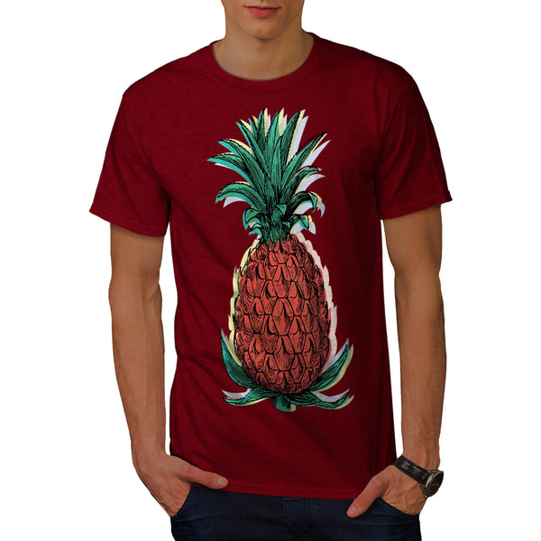 Tropical Pineapple Mens T-Shirt