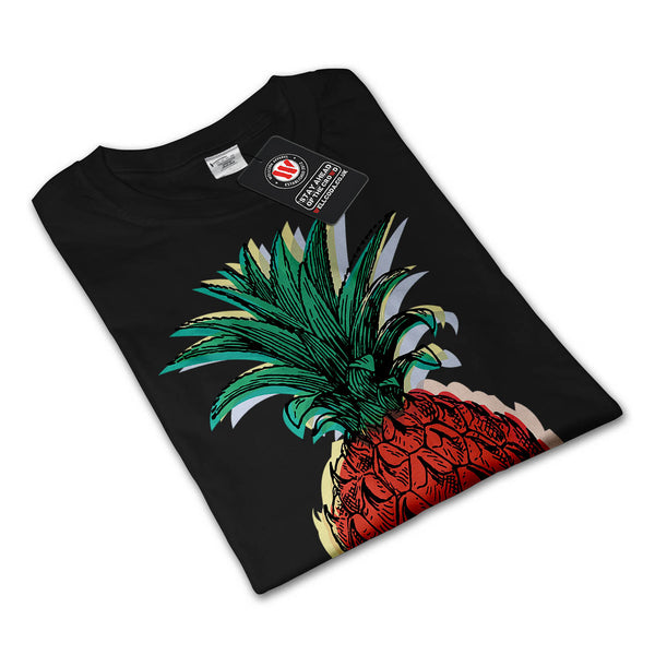 Tropical Pineapple Mens Long Sleeve T-Shirt