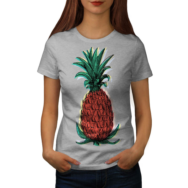 Tropical Pineapple Womens T-Shirt