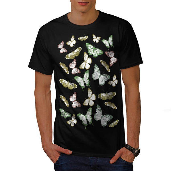 Butterfly Artwork Mens T-Shirt