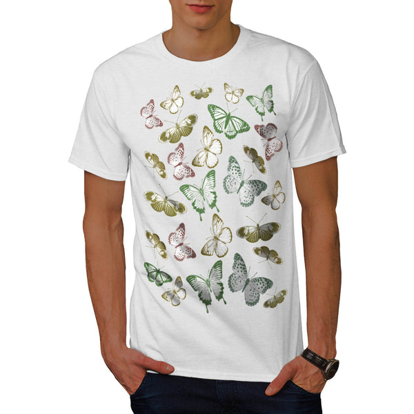 Butterfly Artwork Mens T-Shirt