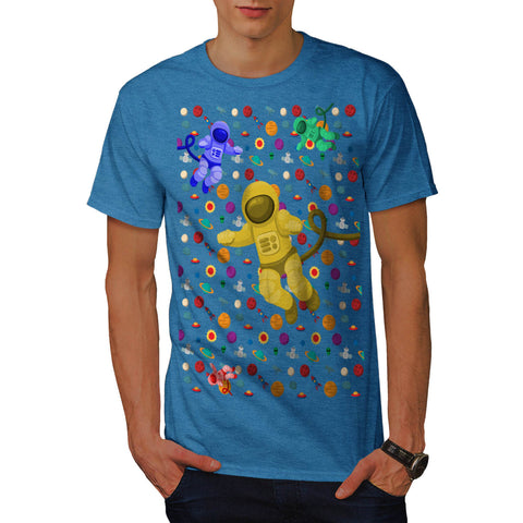 Space Astronaut Fun Mens T-Shirt