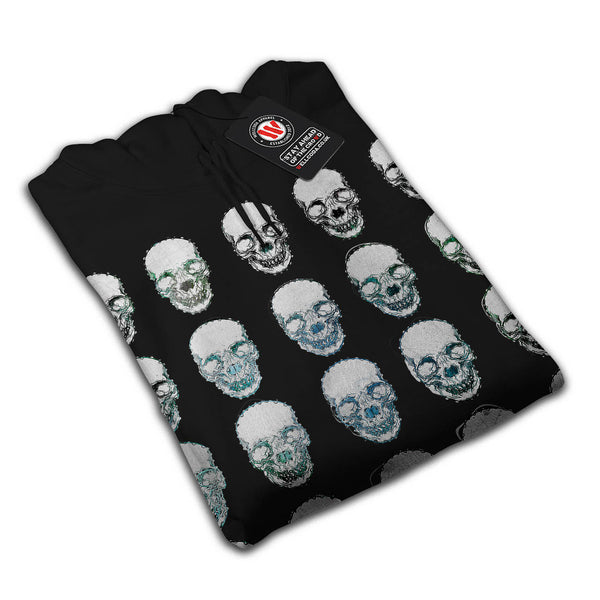 Skull Head Festival Womens Hoodie