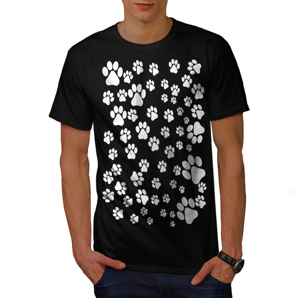 Multiple Footprint Mens T-Shirt