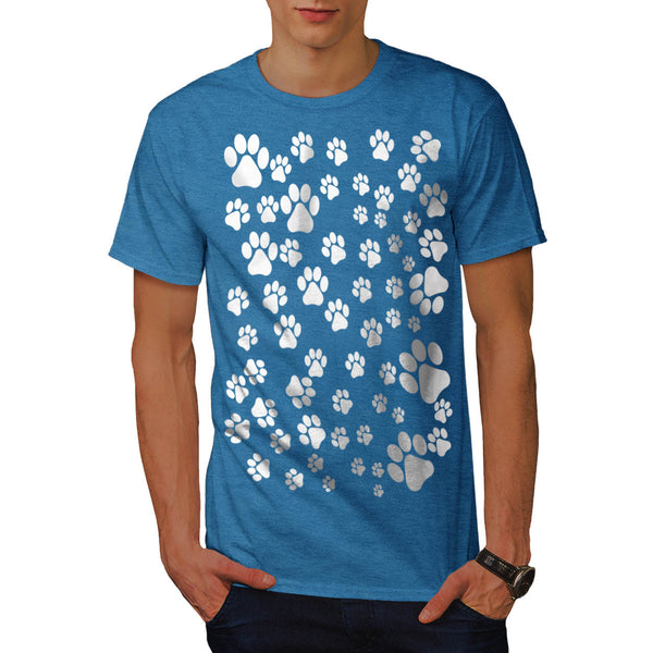 Multiple Footprint Mens T-Shirt