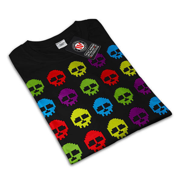 Multiple Skull Head Mens T-Shirt