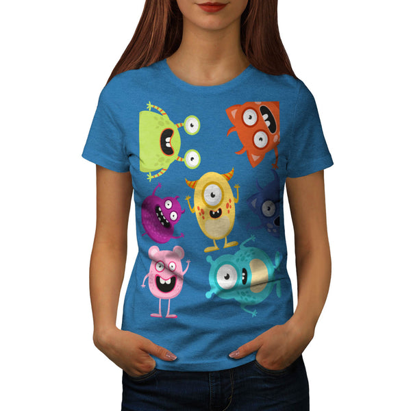 Monster Party Fun Womens T-Shirt