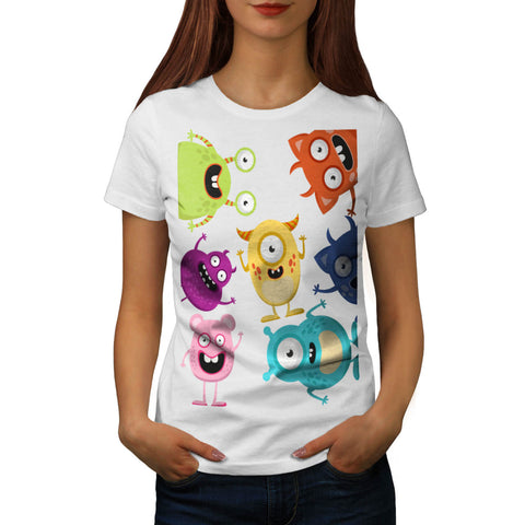Monster Party Fun Womens T-Shirt