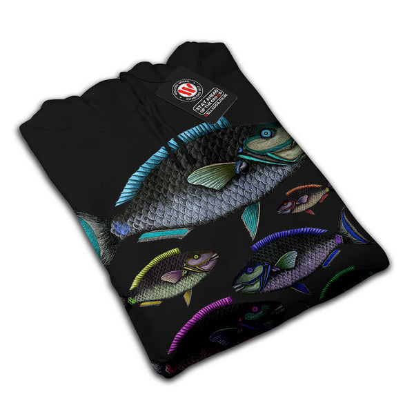 Multiple Fish Art Womens Hoodie