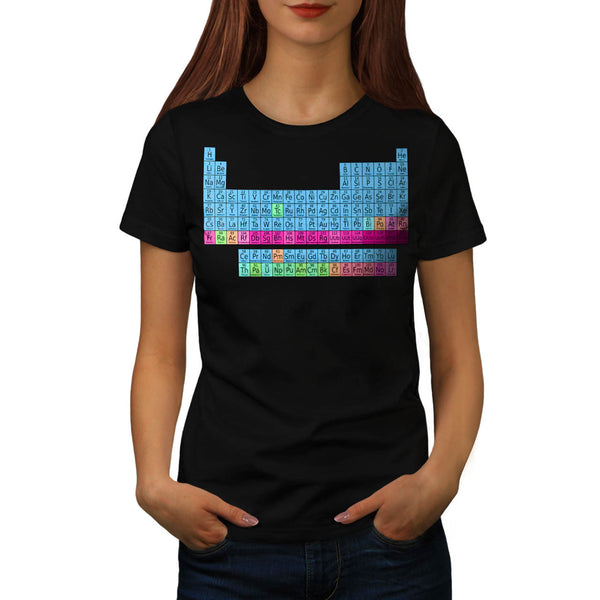 Periodic Table Print Womens T-Shirt