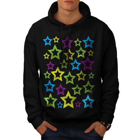 Multiple Star Fun Mens Hoodie