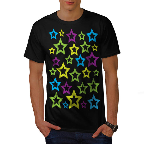 Multiple Star Fun Mens T-Shirt