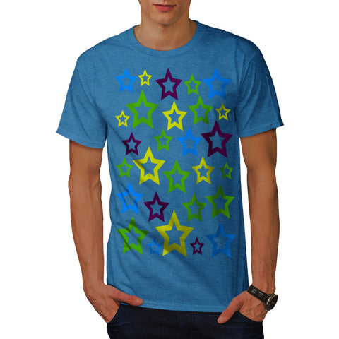 Multiple Star Fun Mens T-Shirt