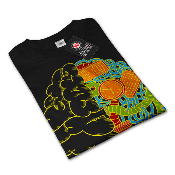 Geek Brain Computer Womens Long Sleeve T-Shirt