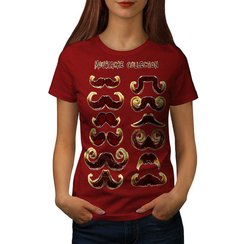 Moustache Collection Womens T-Shirt