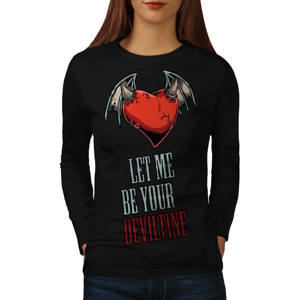 My Devil Valentine Womens Long Sleeve T-Shirt
