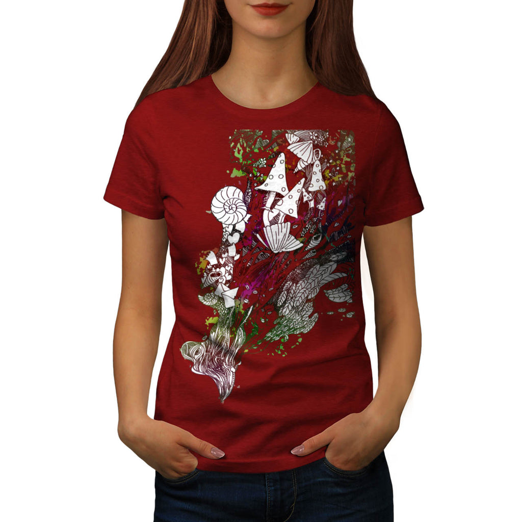 Happy Nature Tale Womens T-Shirt