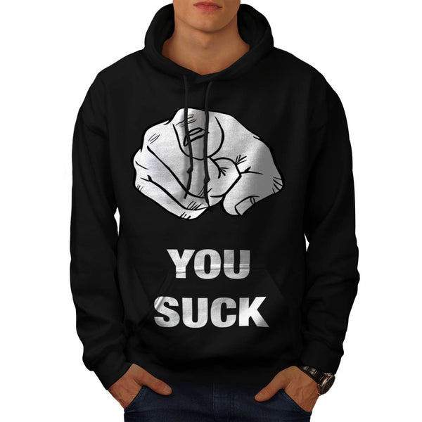 You Suck Gesture Mens Hoodie