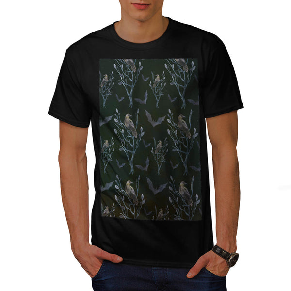 Crow Bird Design Mens T-Shirt