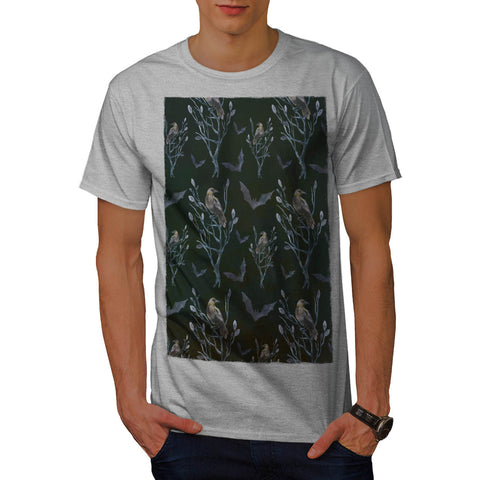 Crow Bird Design Mens T-Shirt