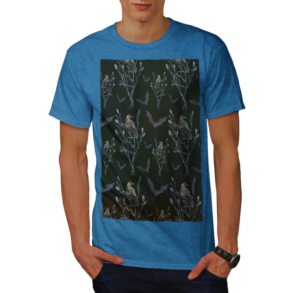 Crow Bird Design Mens T-Shirt