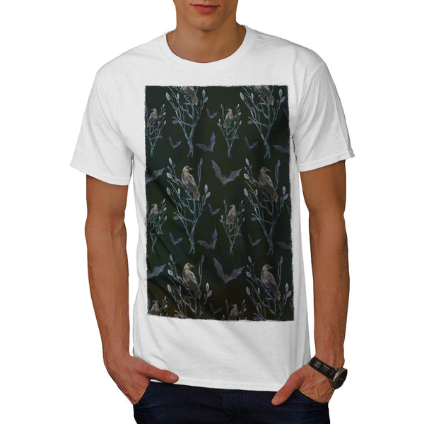 Crow Bird Design Mens T-Shirt