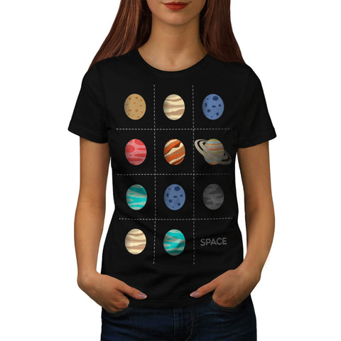 Galaxy Fashion Art Womens T-Shirt