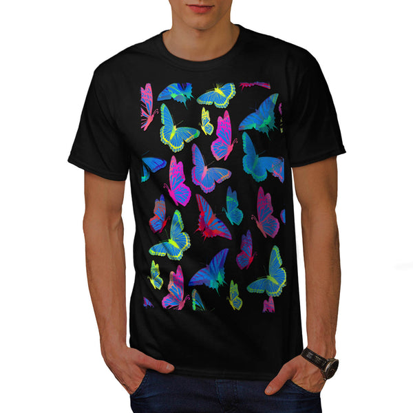 Multiple Butterfly Mens T-Shirt