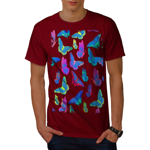 Multiple Butterfly Mens T-Shirt