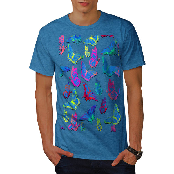 Multiple Butterfly Mens T-Shirt