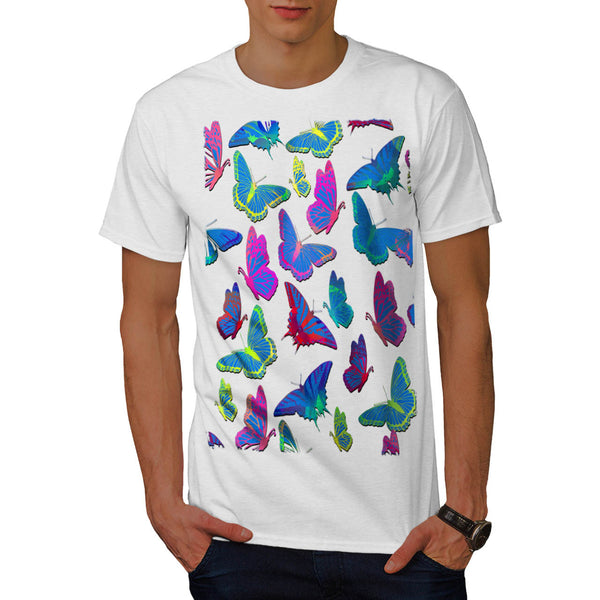 Multiple Butterfly Mens T-Shirt