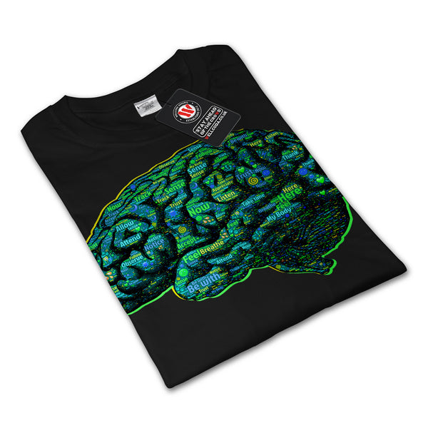 Human Brain Scan Womens Long Sleeve T-Shirt